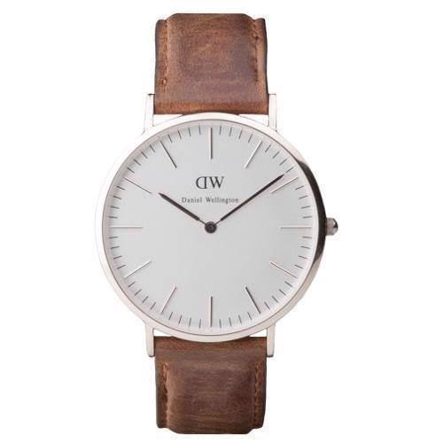 Image of Daniel Wellington Cardiff sølv dame ur, 0612DW